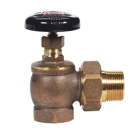 B & K B&K Mueller 3/4 in. Brass Steam Radiator Valve 109-304